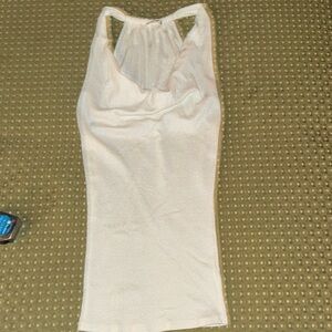 Michaels White unique racer back tee